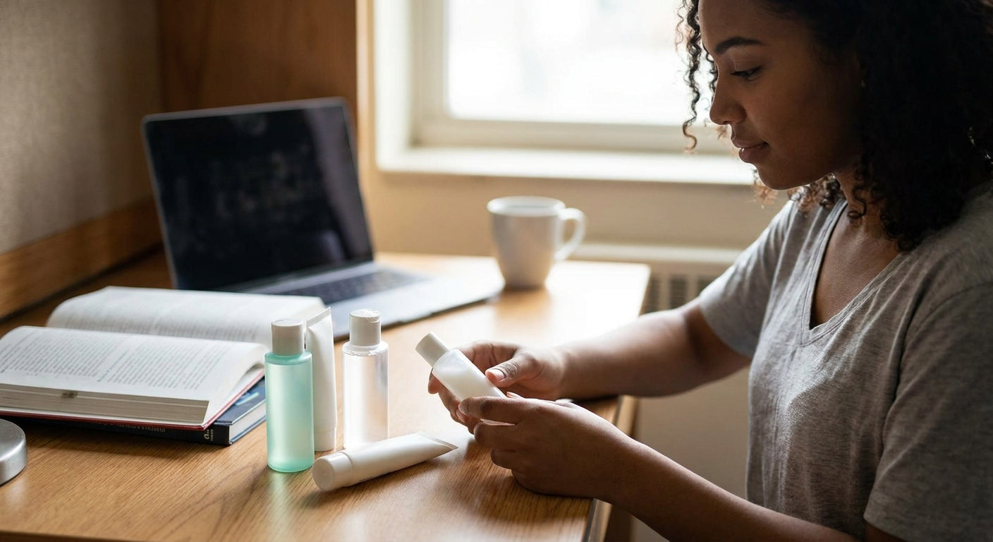 Face care set for college students on a budget