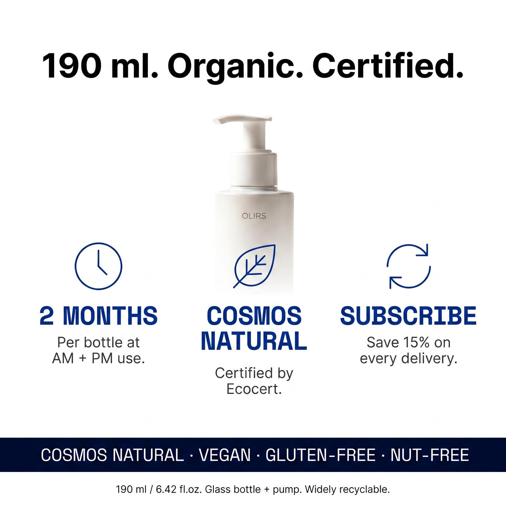 Gentle Cleansing Milk - Value Badge | OLIRS Men's Skincare